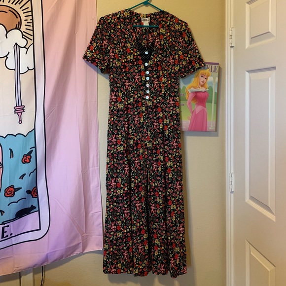 Vintage J.B.S Floral Dress 🌹✨ - Picture 5 of 8